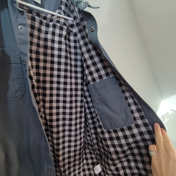 Duluth Original Firehose Heavy Cotton Shacket Men's Size Large Tall Workwear - Picture 13 of 13